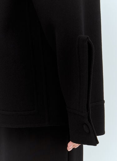 ウールオーバーシャツ Jil Sander ウールオーバーシャツ ブラック jil0257002
