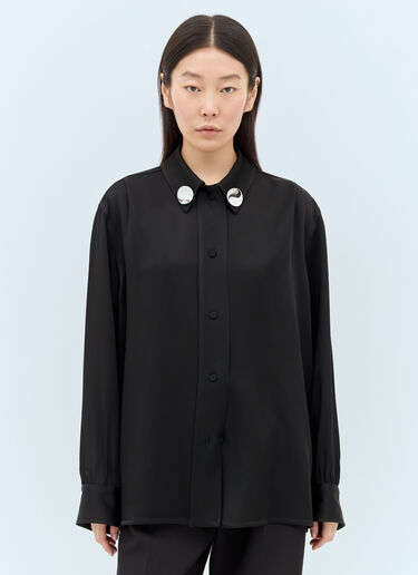 缎面衬衫 Jil Sander 缎面衬衫 黑色 jil0257003