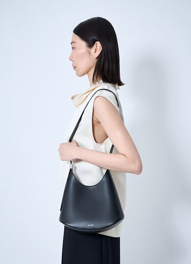Jil Sander 小号 Eldorado 单肩包  黑色 jil0260009