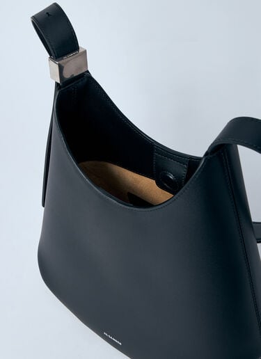 Jil Sander 小号 Eldorado 单肩包  黑色 jil0260009