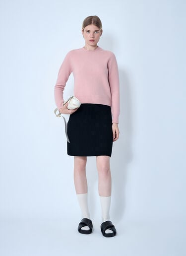 Jil Sander Wool Mini Skirt Black jil0262005
