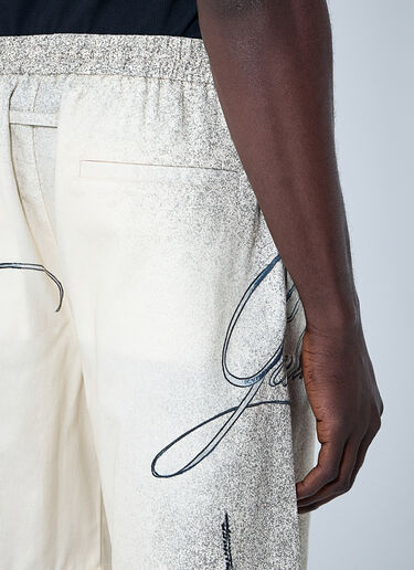 Jean Paul Gaultier 프린트 쇼츠  에크뤼 jpg0160004