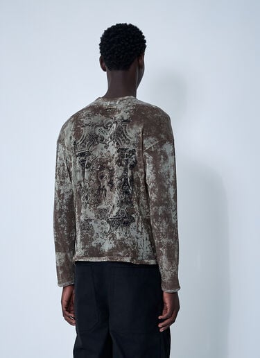 Jean Paul Gaultier メダイヨンメッシュトップ ベージュ jpg0161001