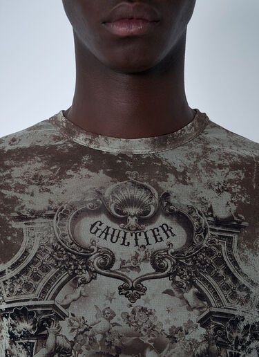 メダイヨンメッシュトップ Jean Paul Gaultier メダイヨンメッシュトップ ベージュ jpg0161001