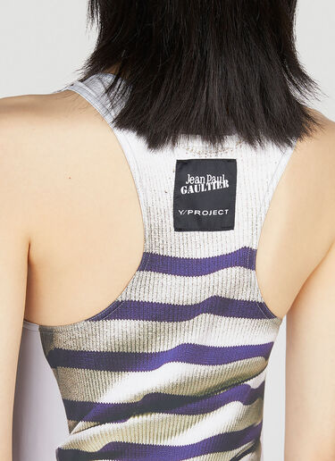 Trompe L'Oeil Marinier Dress Y/Project x Jean Paul Gaultier Trompe L'Oeil Marinier Dress White jpg0252003
