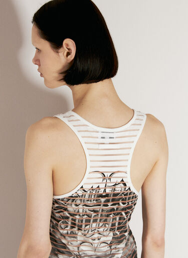 Diablo Tank Top Jean Paul Gaultier Diablo Tank Top Blue jpg0256010