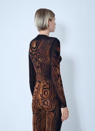 Jean Paul Gaultier Wood Mesh Top Black jpg0261001