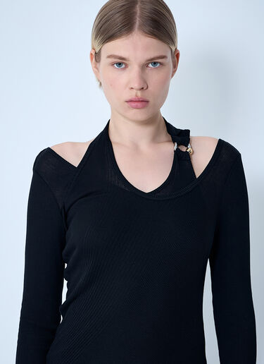 Piercing Top Jean Paul Gaultier Piercing Top Black jpg0261012