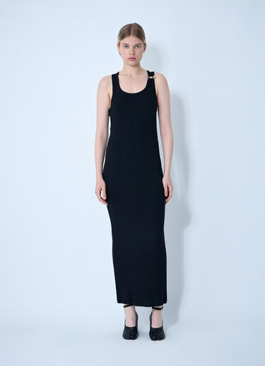 Maxi Piercing Dress Jean Paul Gaultier Maxi Piercing Dress Black jpg0261015