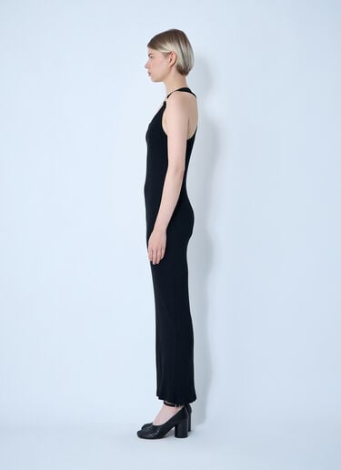 Jean Paul Gaultier Maxi Piercing Dress Black jpg0261015