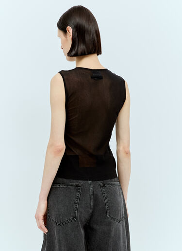 Black Earth Tank Top Jean Paul Gaultier x Shayne Oliver Black Earth Tank Top Black jps0257004