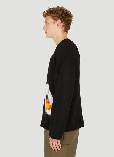 JW Anderson Swan 廓形针织毛衣 黑色 jwa0149011