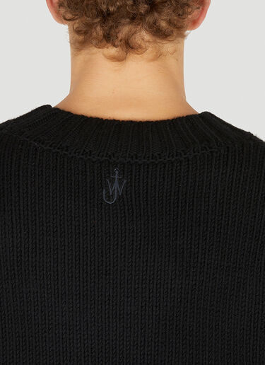 Swan 廓形针织毛衣 JW Anderson Swan 廓形针织毛衣 黑色 jwa0149011