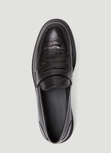 Anchor Logo Loafers JW Anderson Anchor Logo Loafers Black jwa0151004