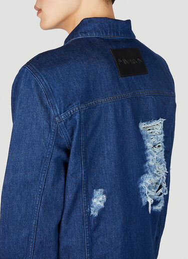 JW Anderson 디스트레스트 데님 재킷 블루 jwa0151010