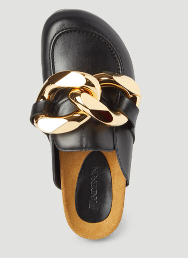 JW Anderson 체인 가죽 로퍼 블랙 jwa0246015