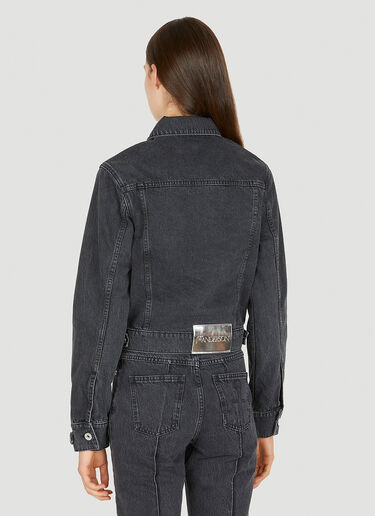 Chain Link Trucker Denim Jacket JW Anderson Chain Link Trucker Denim Jacket Grey jwa0249018