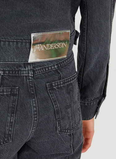 Chain Link Trucker Denim Jacket JW Anderson Chain Link Trucker Denim Jacket Grey jwa0249018