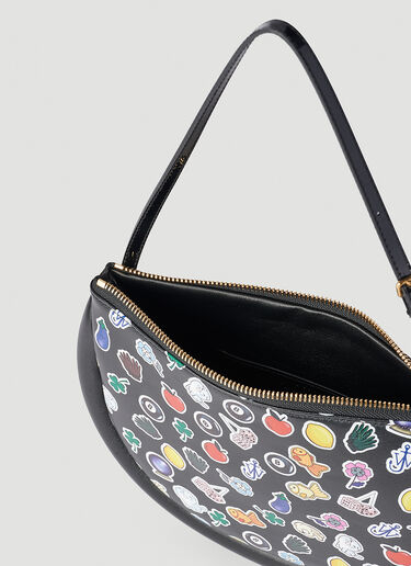 Stickers Bumper Moon Shoulder Bag JW Anderson Stickers Bumper Moon Shoulder Bag Black jwa0251021