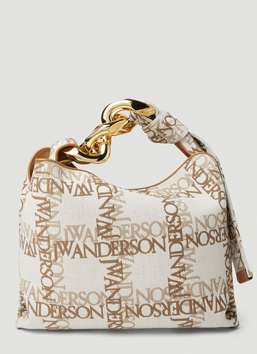 小号 Chain Logo 帆布单肩包 JW Anderson 小号 Chain Logo 帆布单肩包 米色 jwa0251022