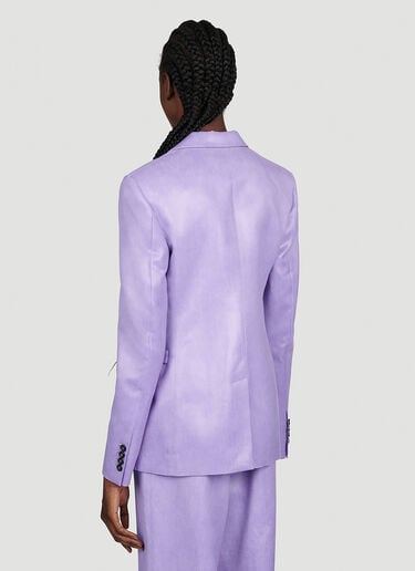 Padlock Strap Suit Single Breasted Blazer JW Anderson Padlock Strap Suit Single Breasted Blazer Purple jwa0253001