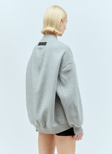 JW Anderson 超大羊毛飞行员夹克 灰色 jwa0255005