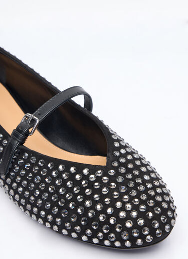 Strass Ballerina Flats JW Anderson Strass Ballerina Flats Black jwa0257002