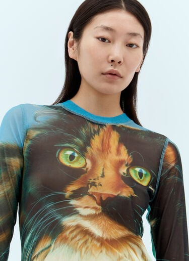 Cat 网布上衣 JW Anderson Cat 网布上衣 蓝色 jwa0257008
