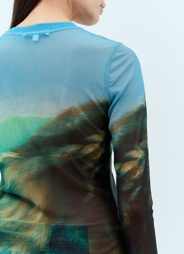 Cat 网布上衣 JW Anderson Cat 网布上衣 蓝色 jwa0257008