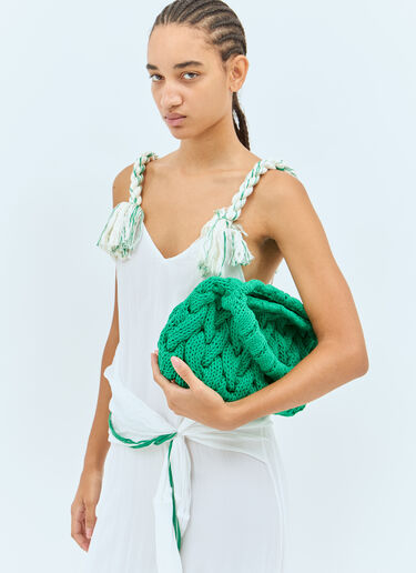 Cable Knit Handbag JW Anderson Cable Knit Handbag Green jwa0258014
