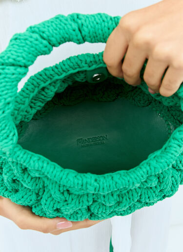 Cable Knit Handbag JW Anderson Cable Knit Handbag Green jwa0258014