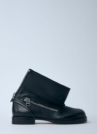 JW Anderson Leather Biker Boots Black jwa0260009