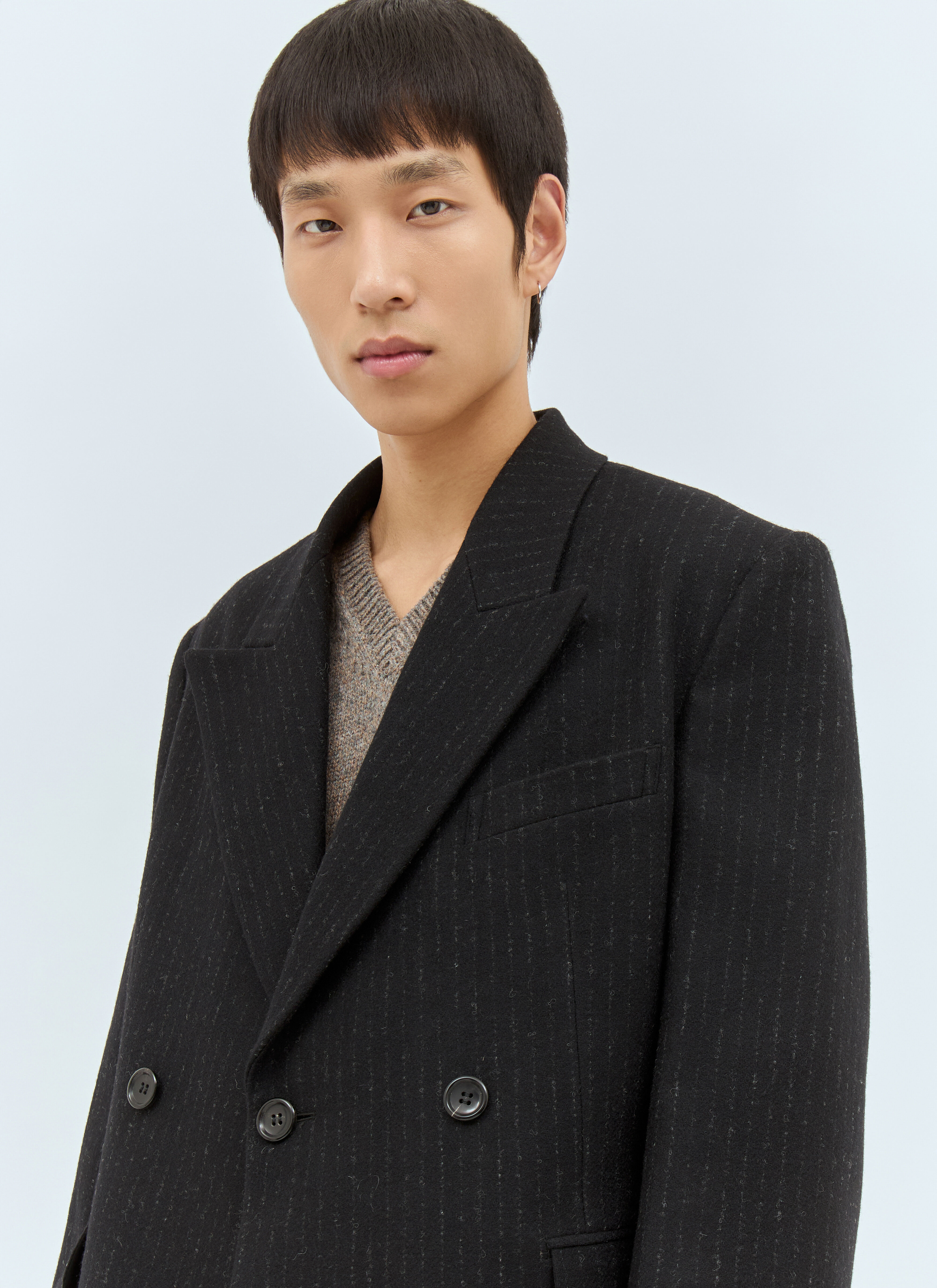 Junya Watanabe Men's' Tailored Coat With Contrast Panels in