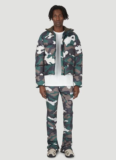 Airbag Patched Down Jacket KANGHYUK Airbag Patched Down Jacket Green kan0146003