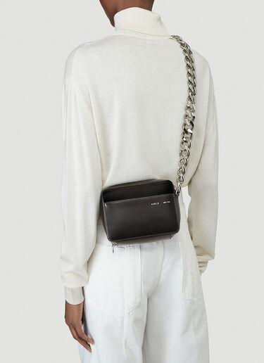Kara Camera Chain Bag Black kar0239009