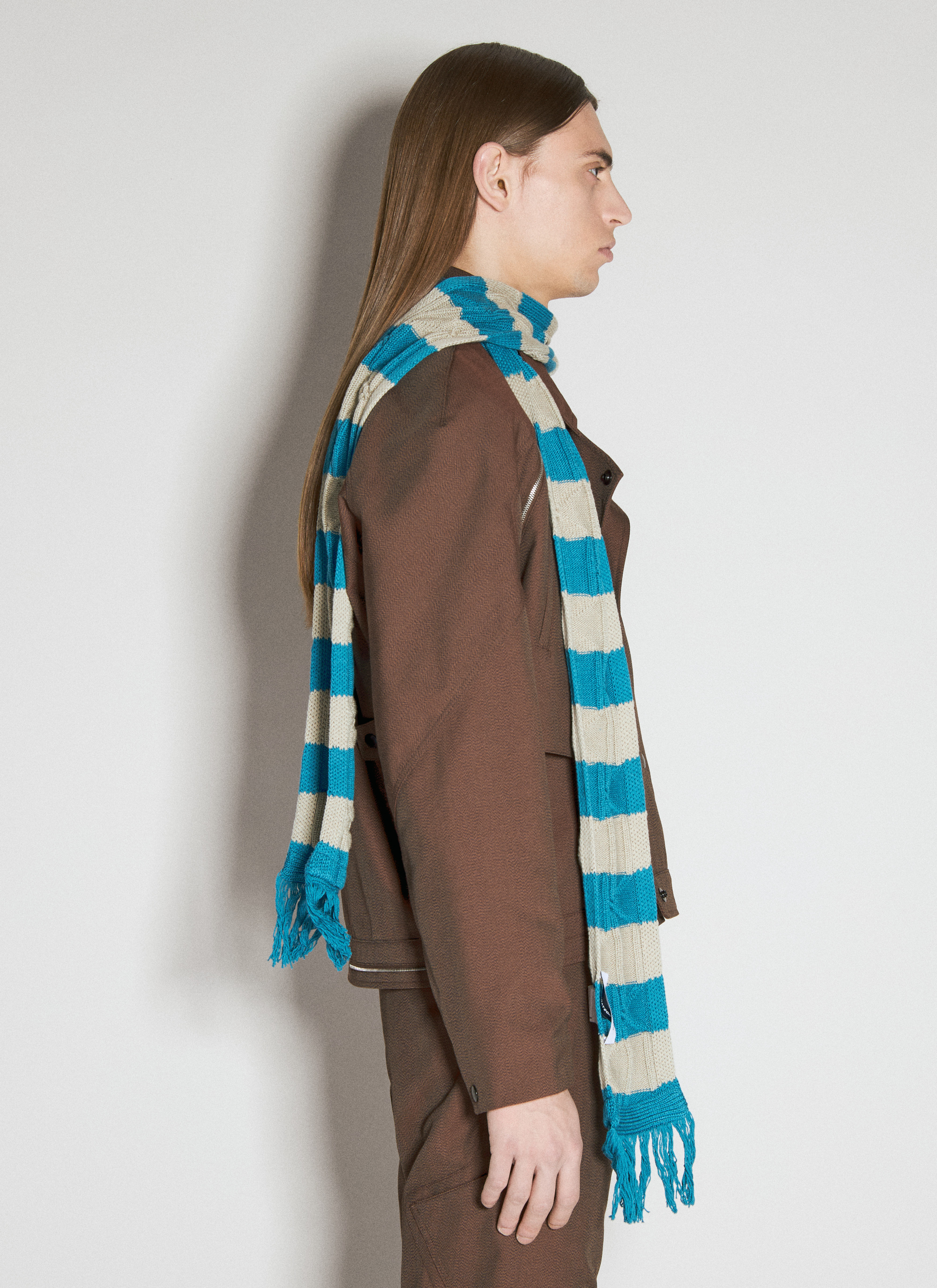 スーツ特別割引クーポン Kostadinov Kiko Men's' LN-CC® | Blue in Scarf Striped Merli 小物