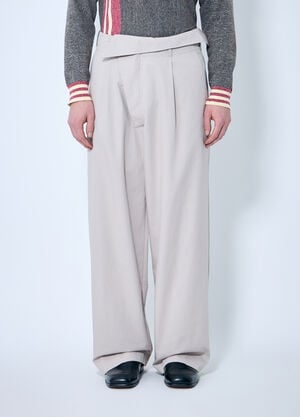 Kiko Kostadinov 나빈 팬츠  화이트 kko0160028