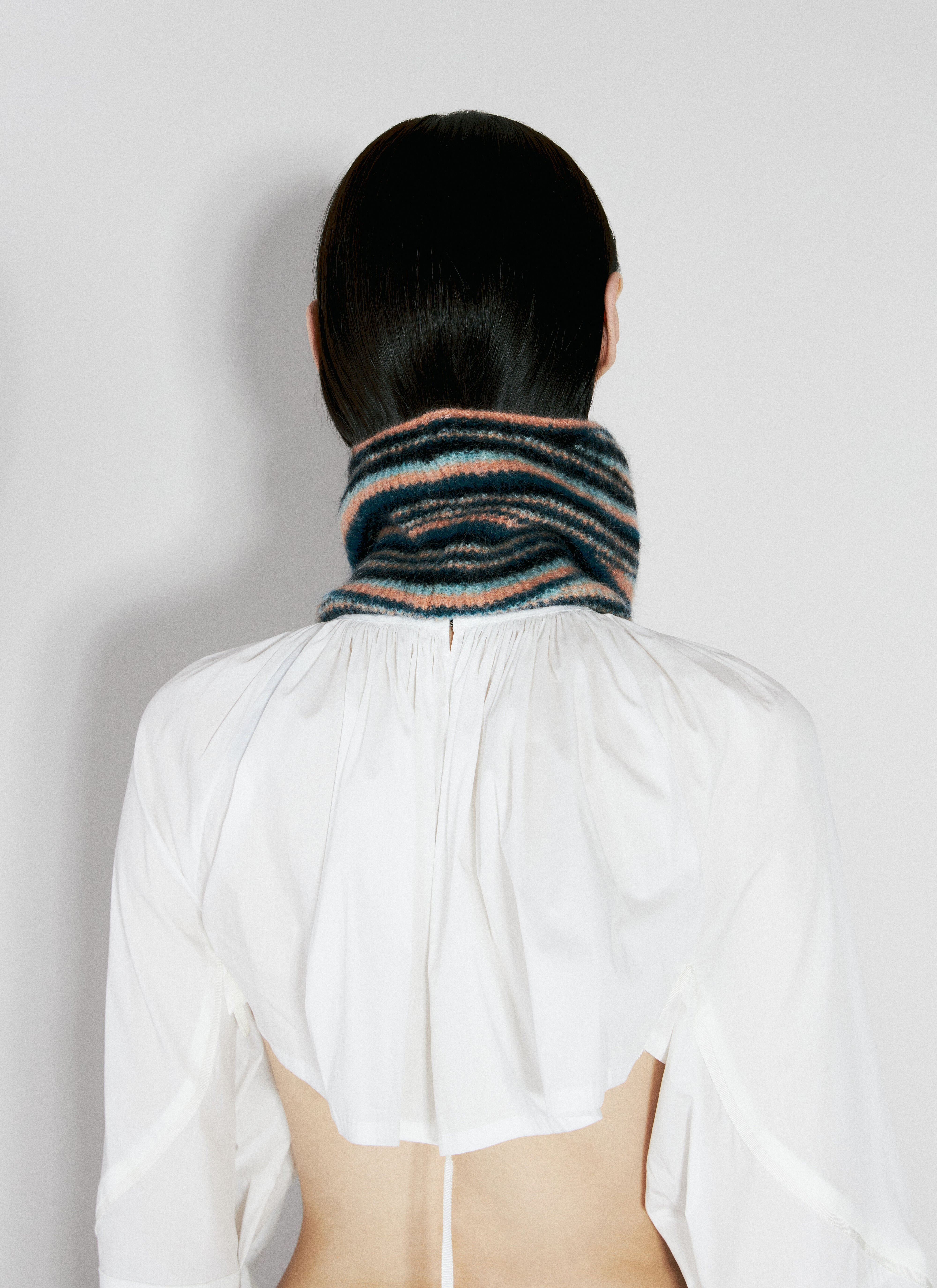 Kiko Kostadinov Women's' Striped Neck Gaiter in Multicolour
