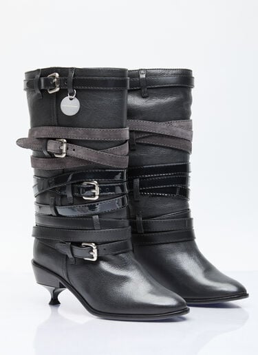 Quad Belt Boots Kiko Kostadinov Quad Belt Boots Black kko0254023