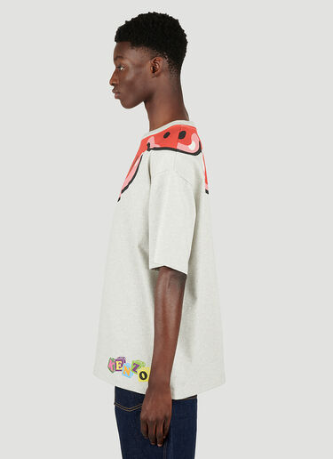 Kenzo Boke Boy T 恤 灰色 knz0152022