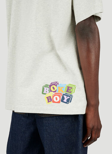 Kenzo Boke Boy T 恤 灰色 knz0152022