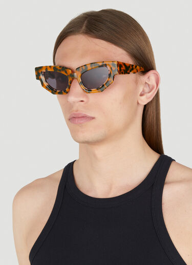 Kuboraum F5 Tortoiseshell Sunglasses Orange kub0354008