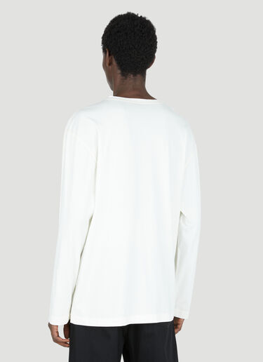Lemaire 패치 포켓 긴소매 티셔츠 크림 lem0154007