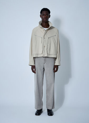 Lemaire Parachute Blouson Jacket Beige lem0160001