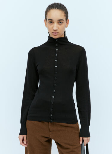 Lemaire Seamless Cardigan Black lem0254013
