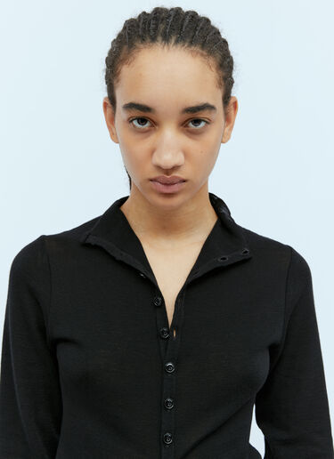 Lemaire Seamless Cardigan Black lem0254013