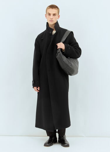 Lemaire 大号牛角包斜挎包 黑色 lem0358001