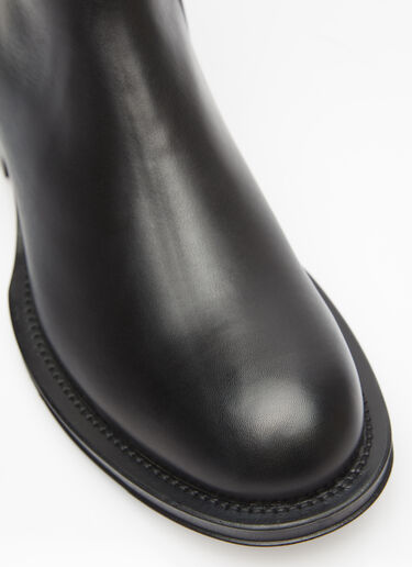 Lanvin 메들리 지퍼 앵클 부츠 블랙 lnv0153022