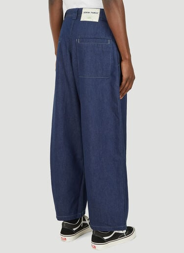 Levi's 플리츠 와이드 레그 진 블루 lvs0348002
