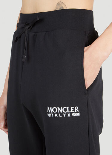Logo Print Track Pants 6 Moncler 1017 ALYX SM Logo Print Track Pants Black mal0151013